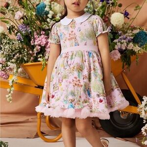 Posh Peanut Peter Rabbit Petticoat bamboo dress 5/6
